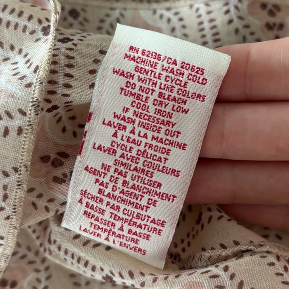 Guess Y2K cotton tunic top size M Hippie Boho - Picture 8 of 15